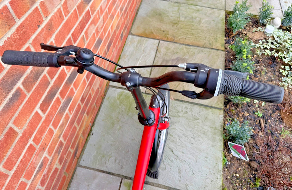 Unisex Adults Men's Women's Decathlon Oxylane Red Folding Bike