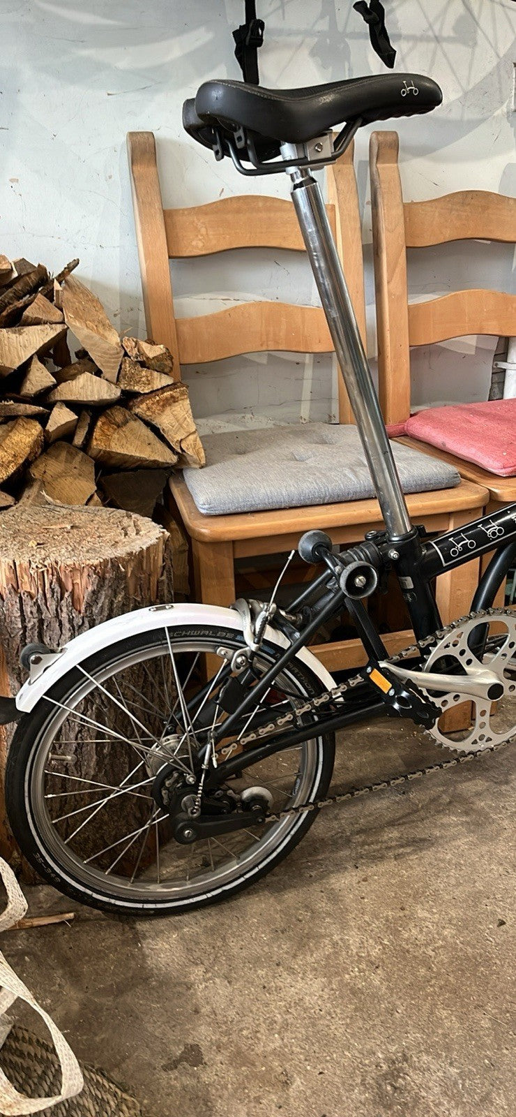 Brompton Folding Bike 16in Black Brompton M3L 3-speed - 2010