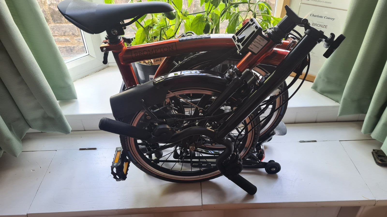 Brompton M6L 2021 Black Edition Flame Lacquer + Extras