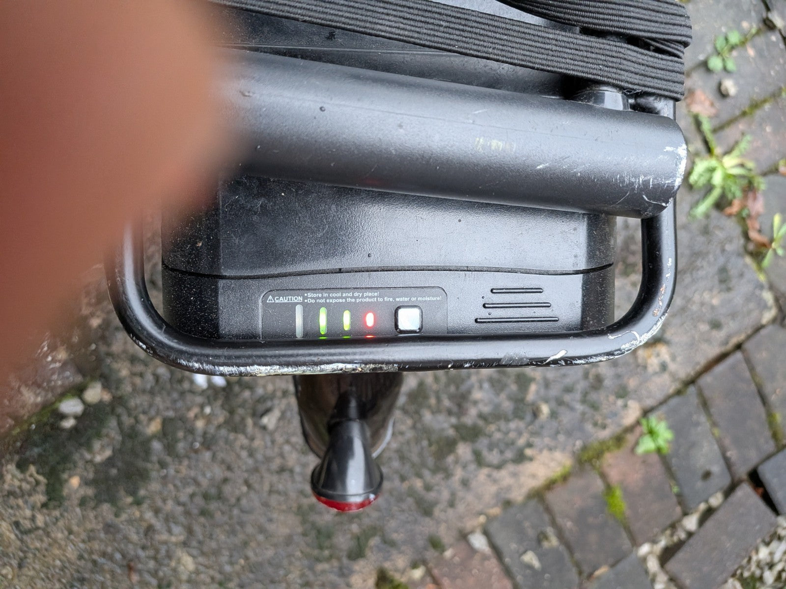 Zinc 20 Inch Wheel Size Eco Unisex 36V Folding  Bike, Black comes with charger