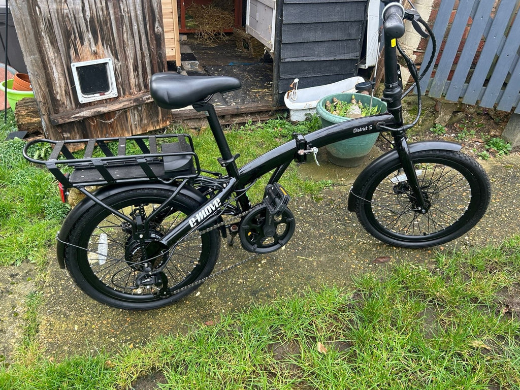 Eco Energy E Move District S Black Fold Down Electric City Bike