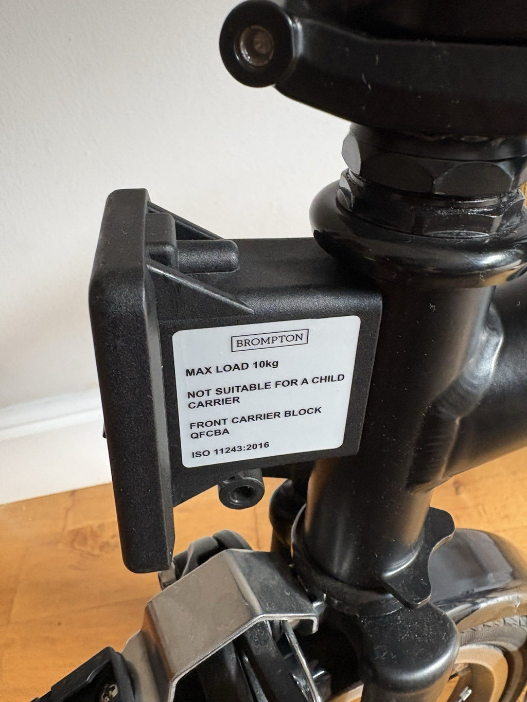 2023 Brompton C Line Explore 6-Speed Black – Mint- Extras