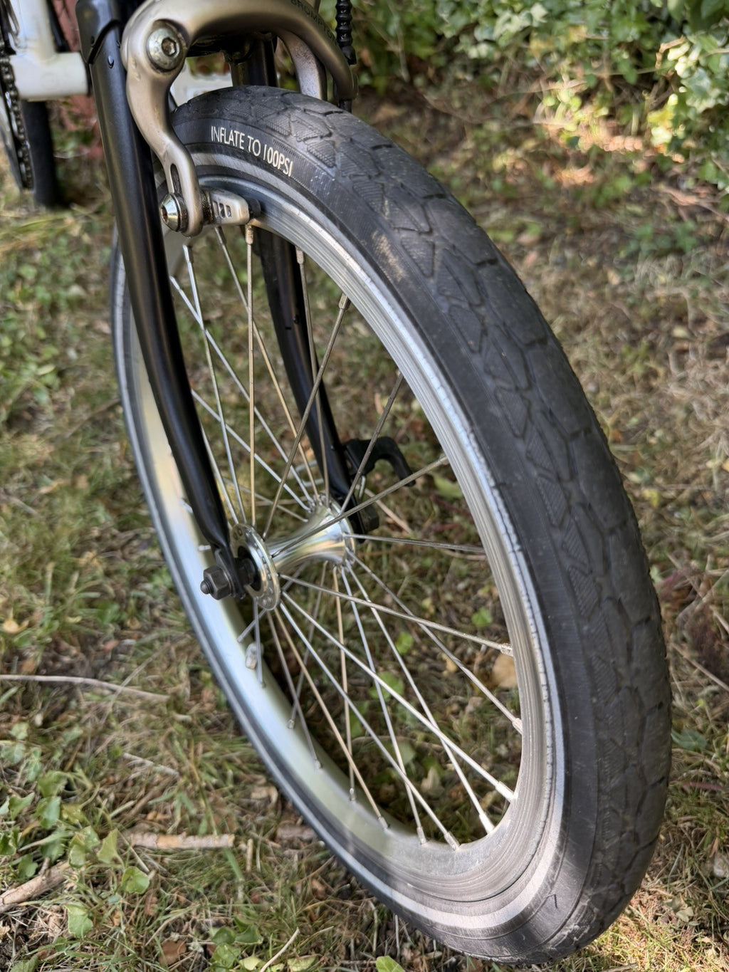 brompton folding bike 3 speed