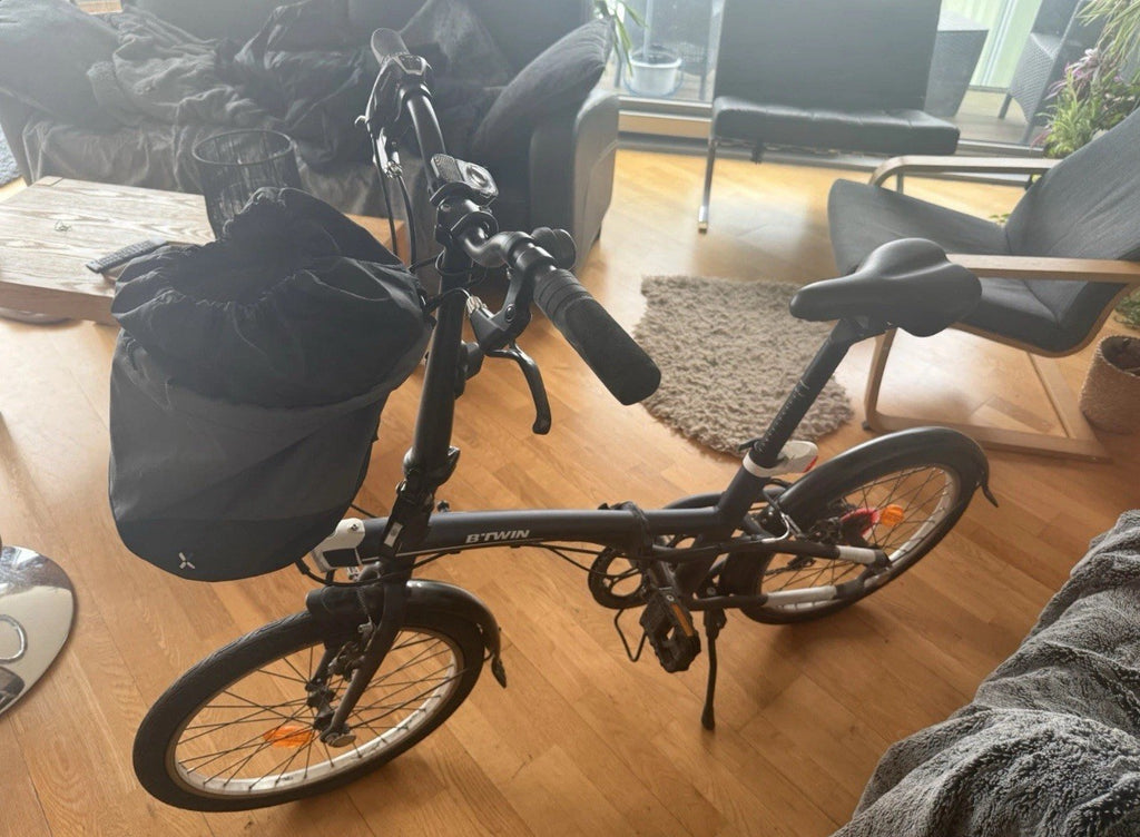 BTWIN Folding Bike 500  Metallica Blue Only Used Once