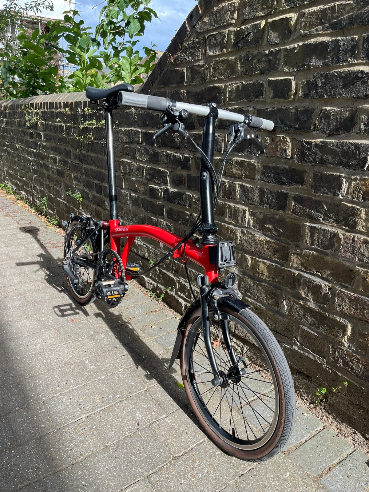 Brompton C-Line 6 speed Red Black S-type