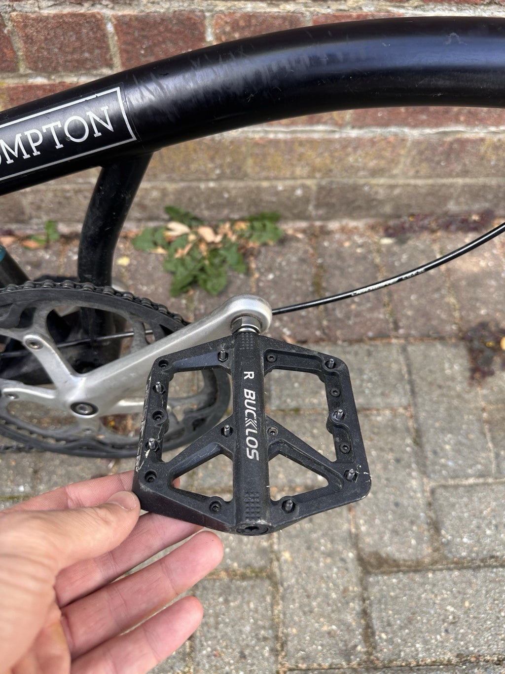 Brompton Folding Bike Super light Wheels Black Single Speed