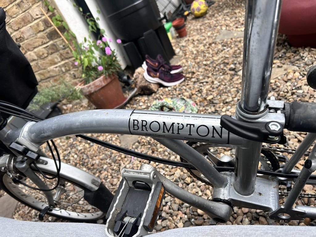 Brompton Vintage Bike Original Collectible silver 5 Speed