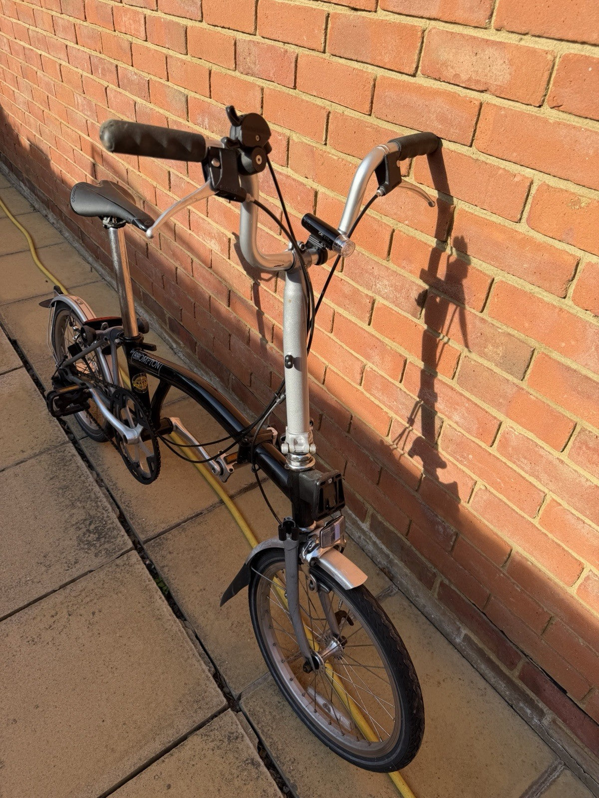 Brompton Folding Bike - Black/Silver | 3-Speed | Ready to Ride