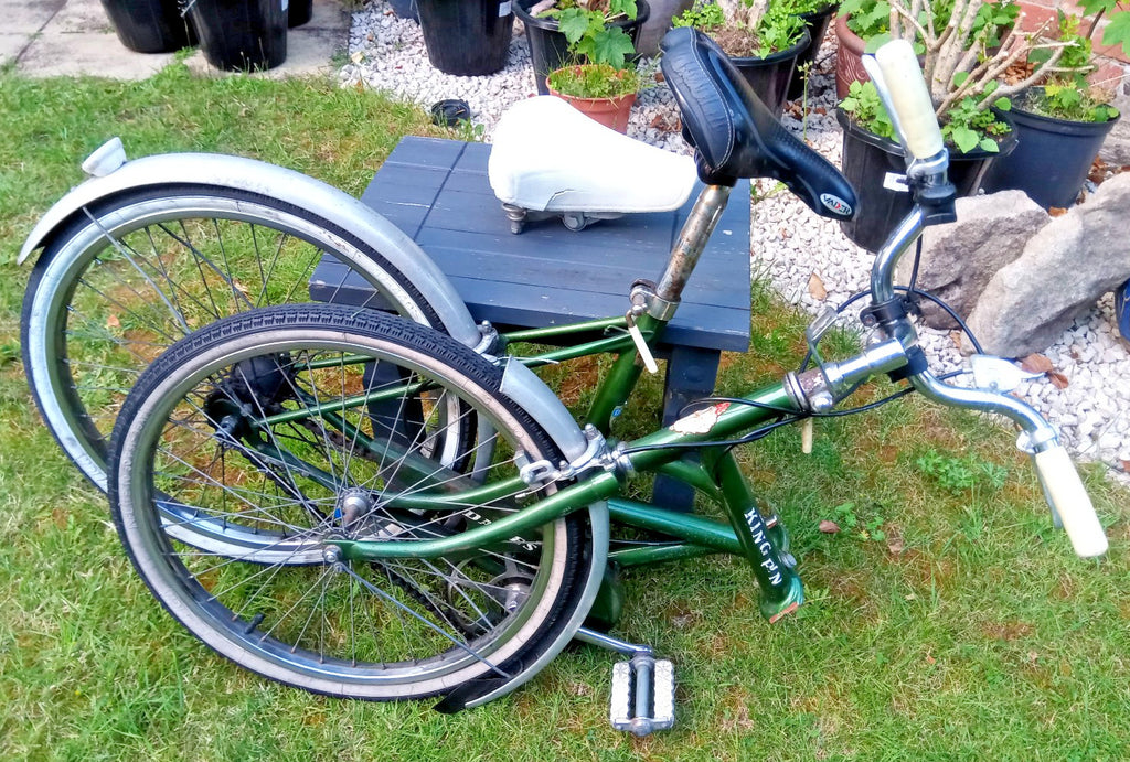 VINTAGE 1970s GREEN DAWES KINGPIN FOLDING BIKE BICYCLE STURMEY ARCHER 3 SPEED