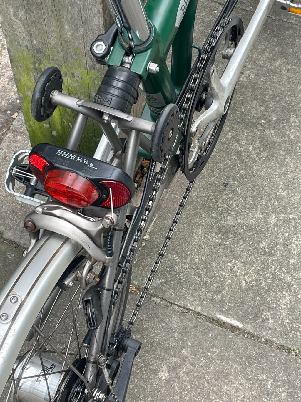 Brompton Folding Bike M6L - Superlight (P-Line) - Racing Green - Dynamo Lights