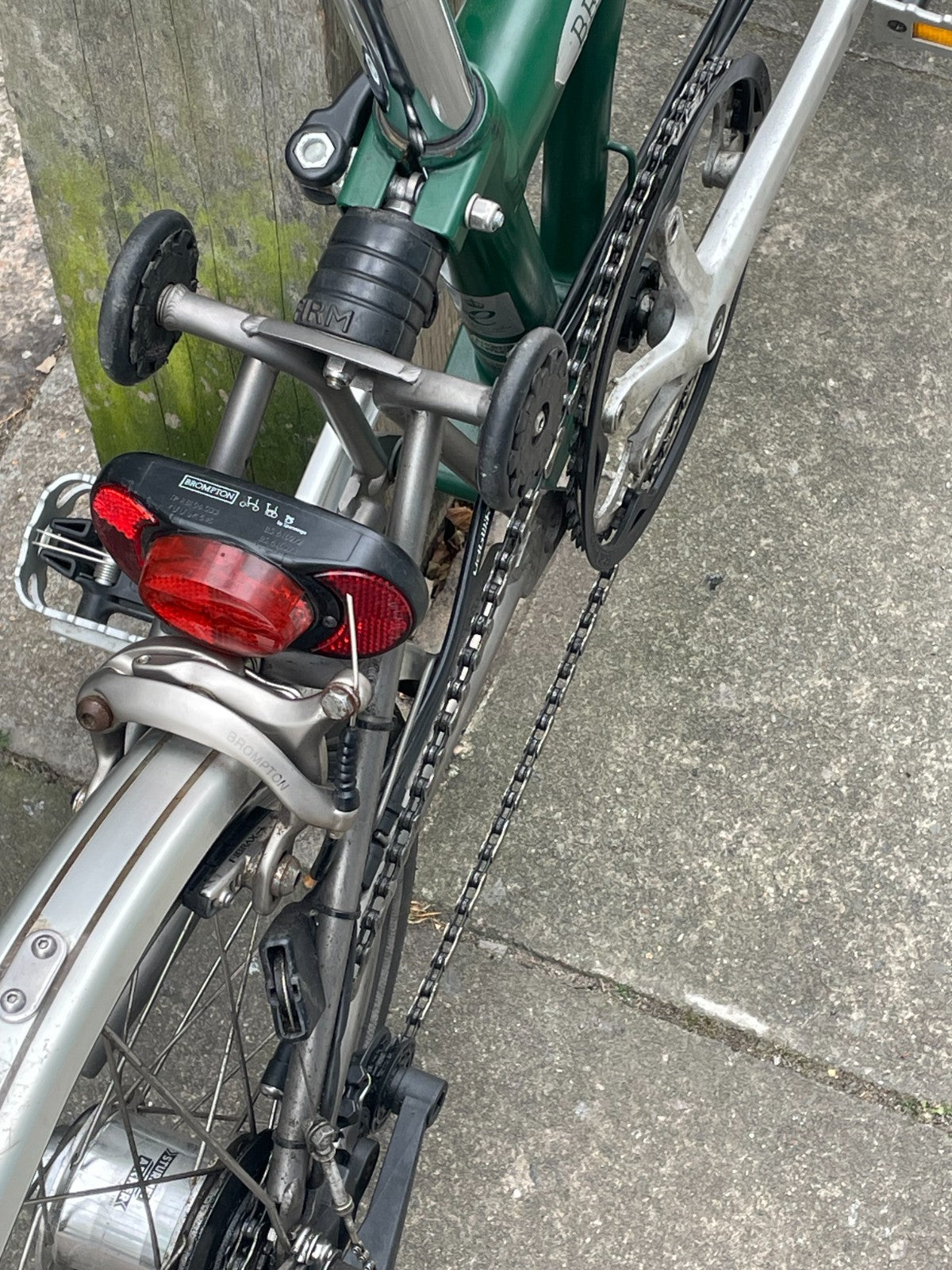 Brompton Folding Bike M6L - Superlight (P-Line) - Racing Green - Dynamo Lights