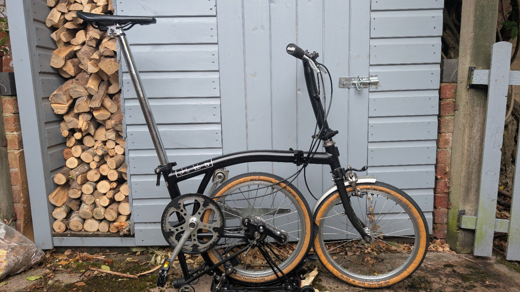 Brompton Folding Bike 3-Speed, Black
