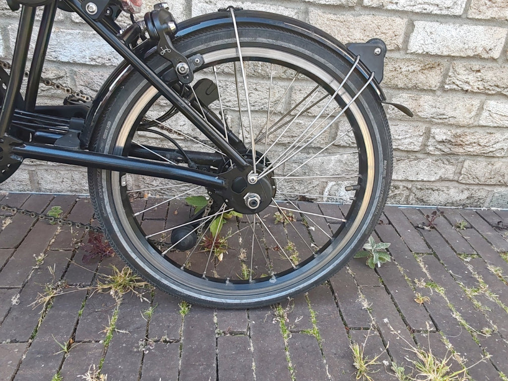 2024 Brompton P Line 12 Speed Midnight Black H Bar Low Mileage