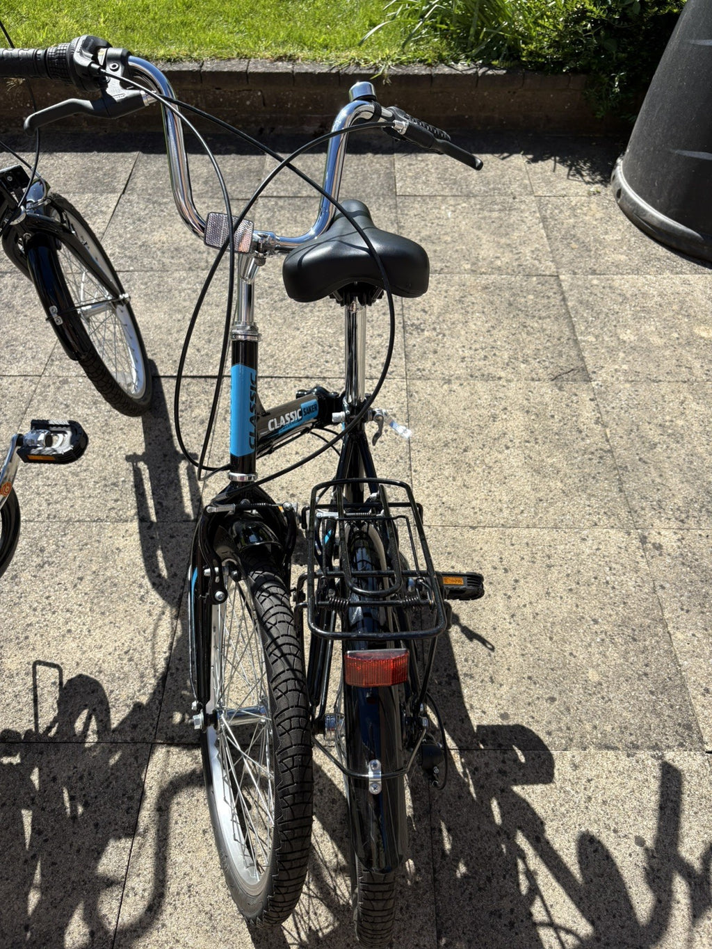 2 x Adults Black Classic Saker Folding Bike Venture Series 20" Shimano 6-speed