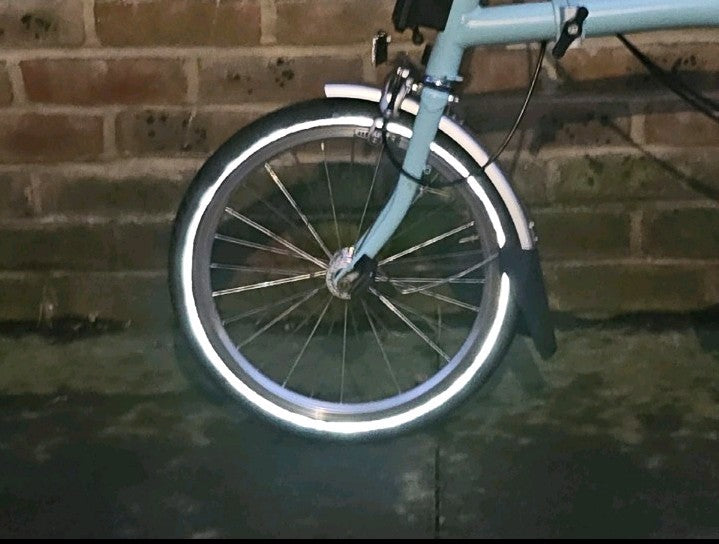Brompton M3L 3 Speed Folding Bike Blue Sturmey Archer Hub + Pump Christmas Gift