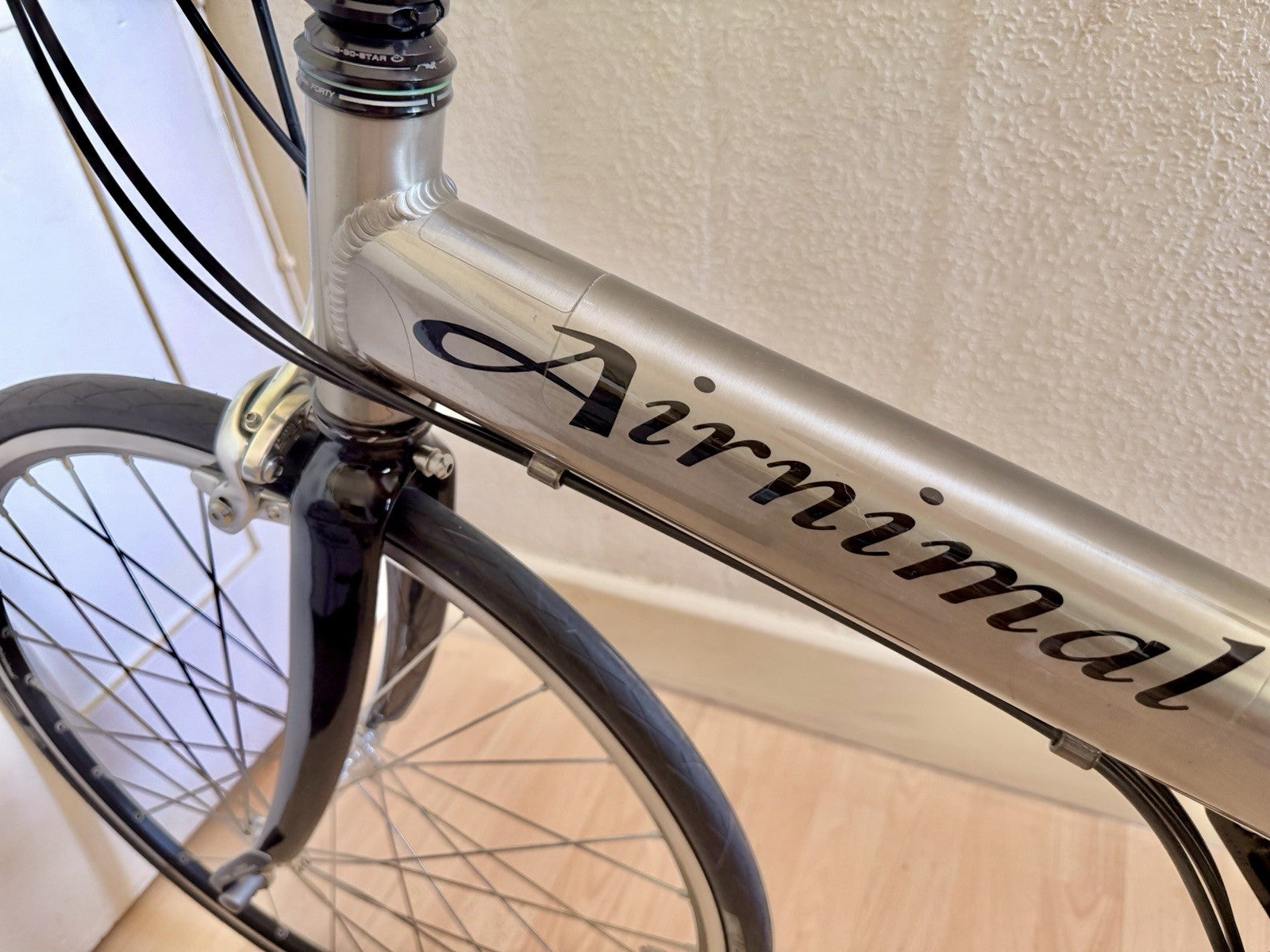Airnimal Chameleon Folding Bike. Very Rare Naked Lacquer Finish. Stunning!
