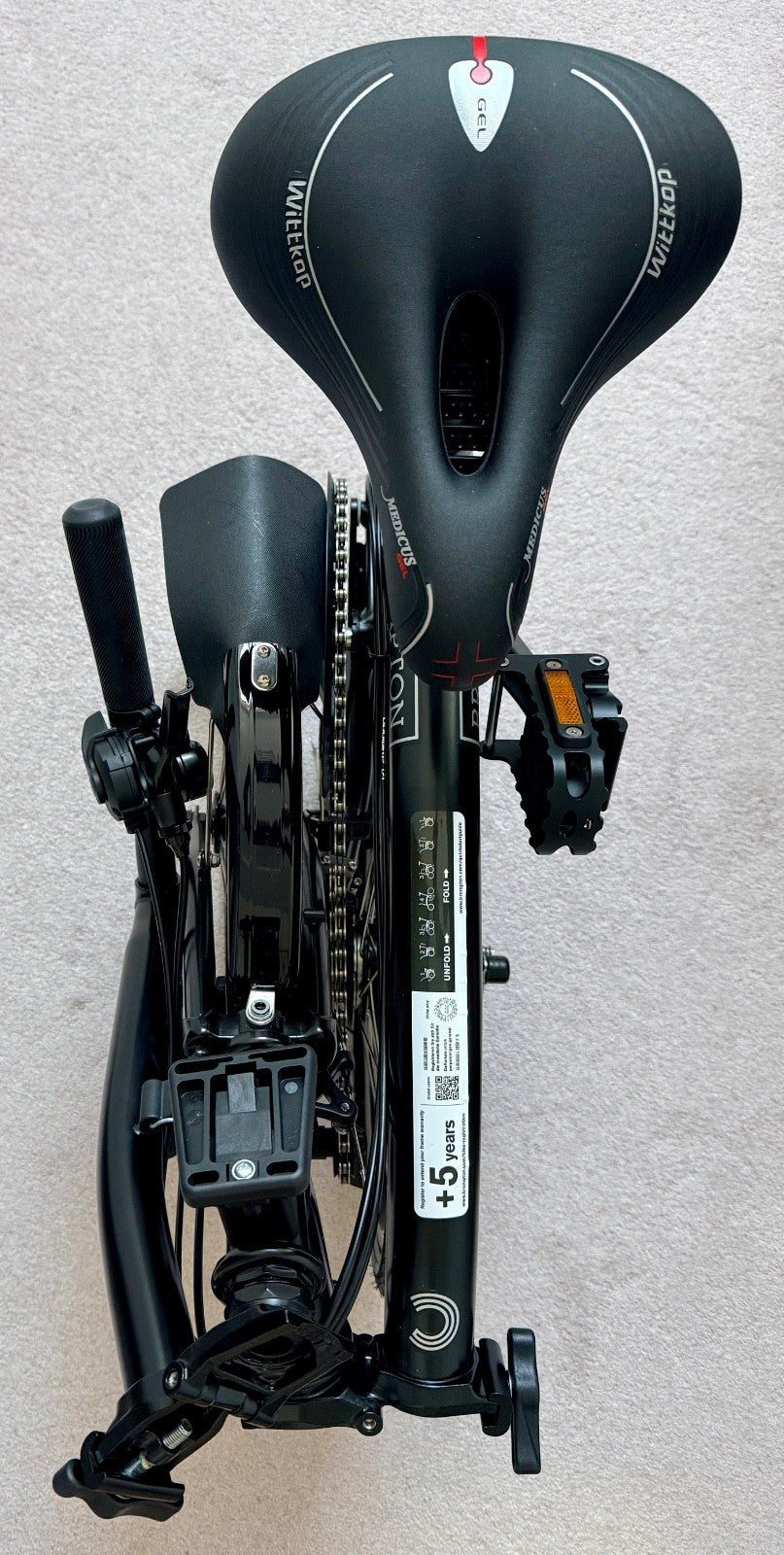 BRAND NEW 2025 BROMPTON C Line 6-speed, Low Handlebar, Folding Bike, Matt Black