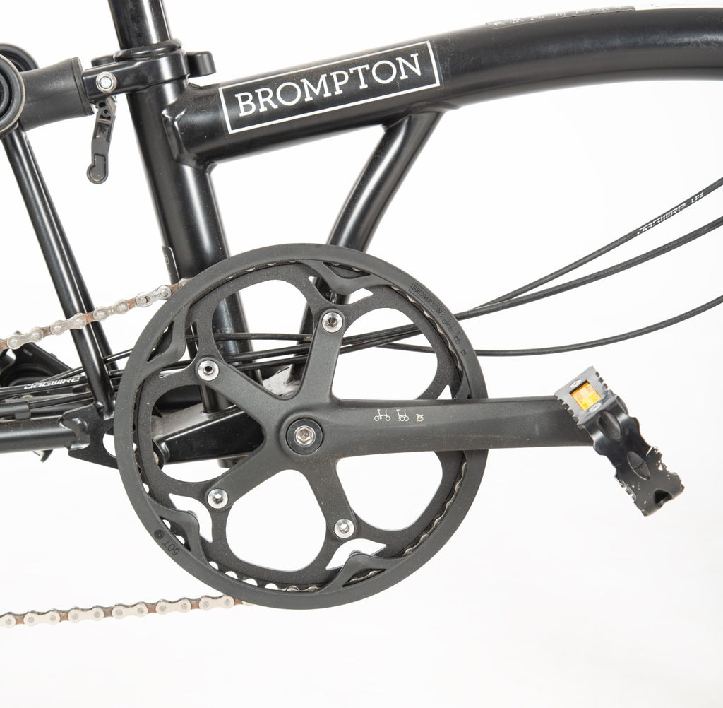 Brompton C Line 6 Speed Mid Bar Folding Bike, Steel Frame