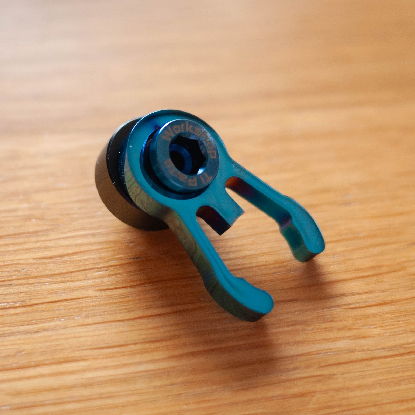 Brompton Bike Ti Parts Workshop Titanium Stem Catcher Blue A line C line P line