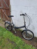 Raleigh EVO 7SP Folding Bike, Aluminum Frame, 20" Wheels, 7 Speed with Revo Grip