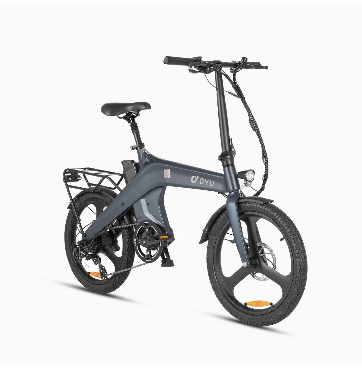 DYU 20” BIKE FOLDING SHIMANO 7s 36V10AHX250 MAGN ALLOY 22.5Kg CITY BIKE PAS