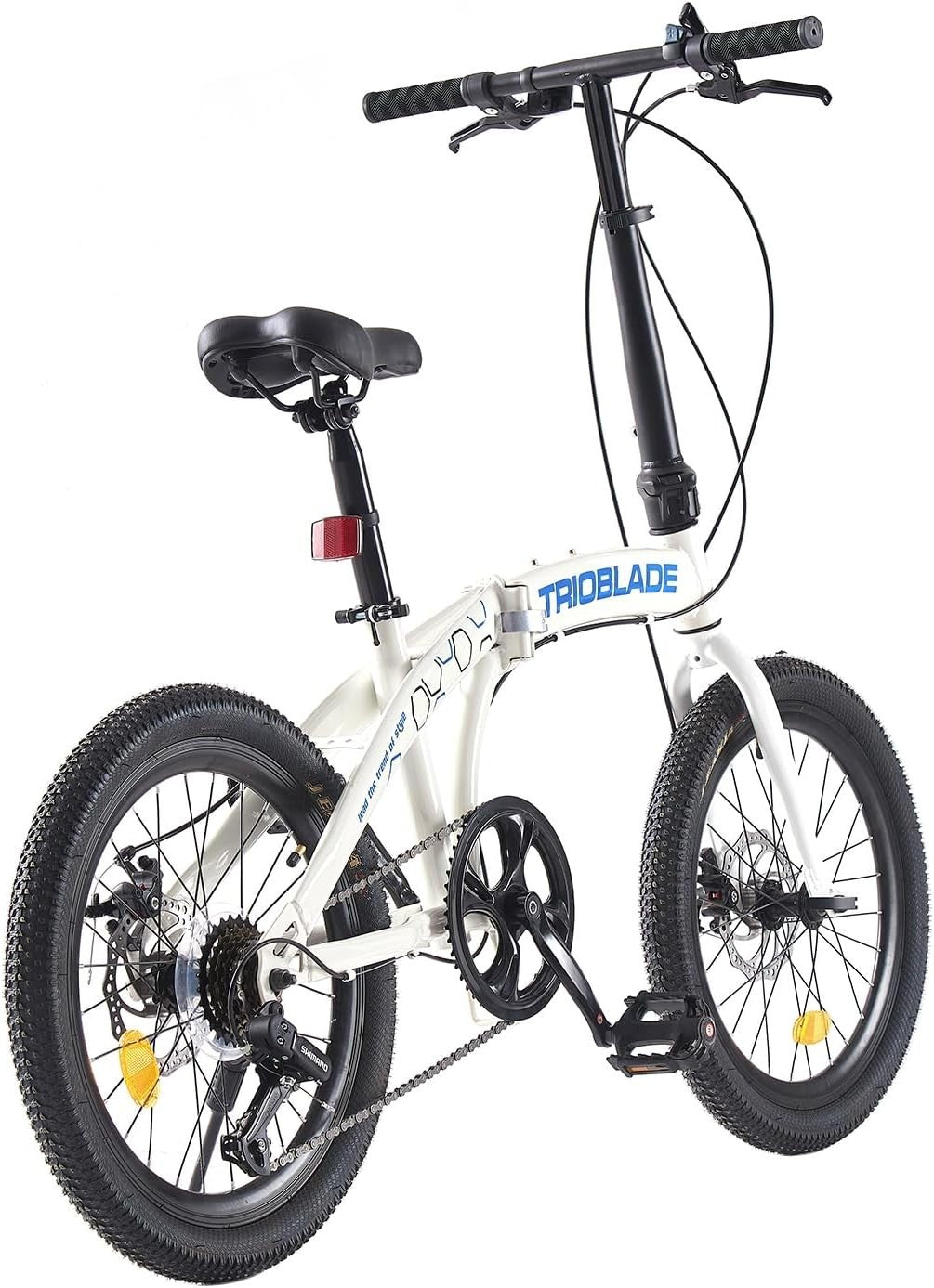 20" Folding Mountain Bike 7-Speed Disc Brake Lightweight for Adults