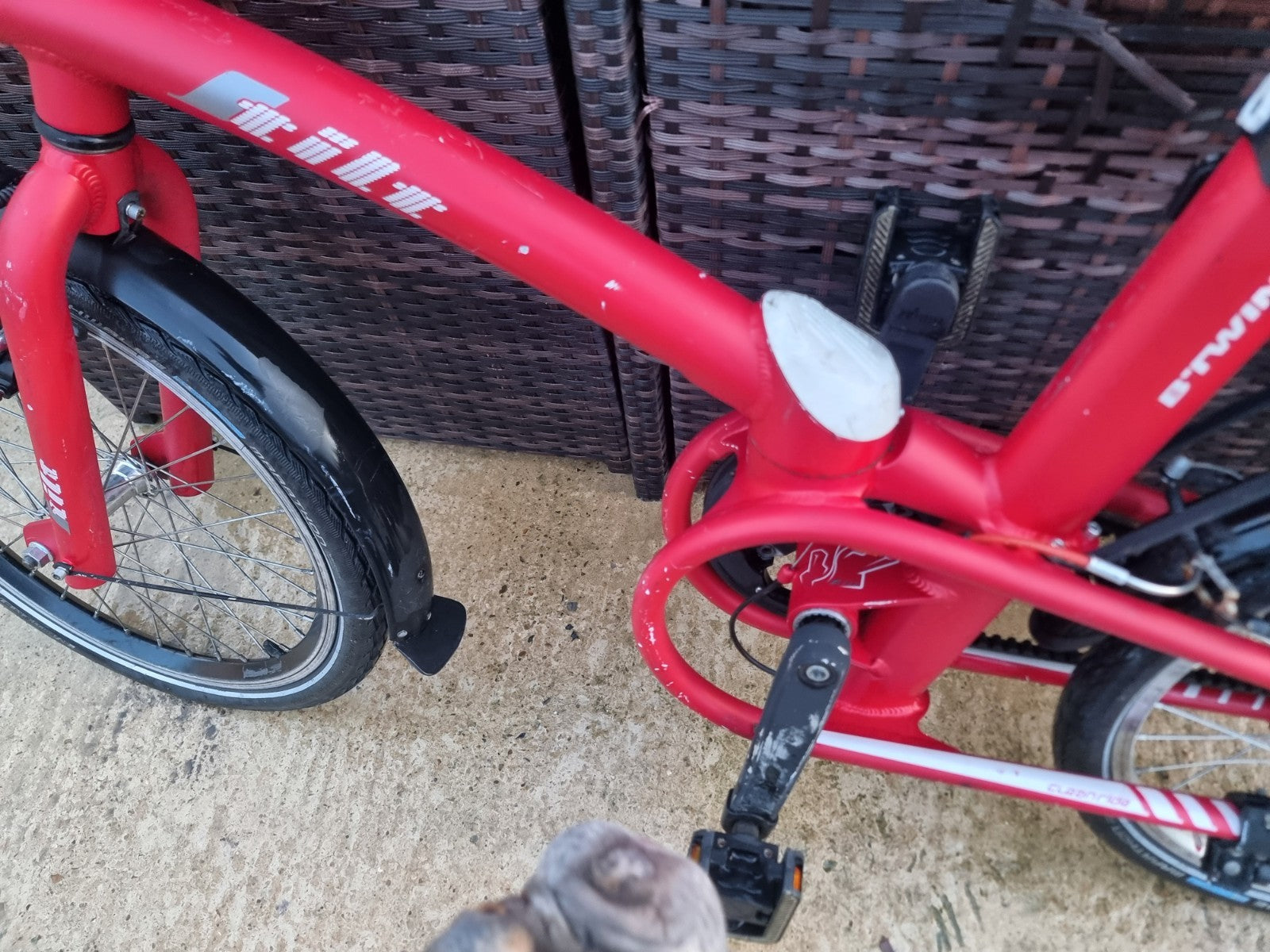 Btwin Tilt Aluminium Folding Bike Ideal Motorhome Car Commuting