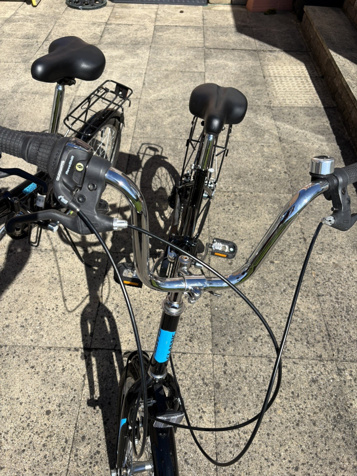2 x Adults Black Classic Saker Folding Bike Venture Series 20" Shimano 6-speed