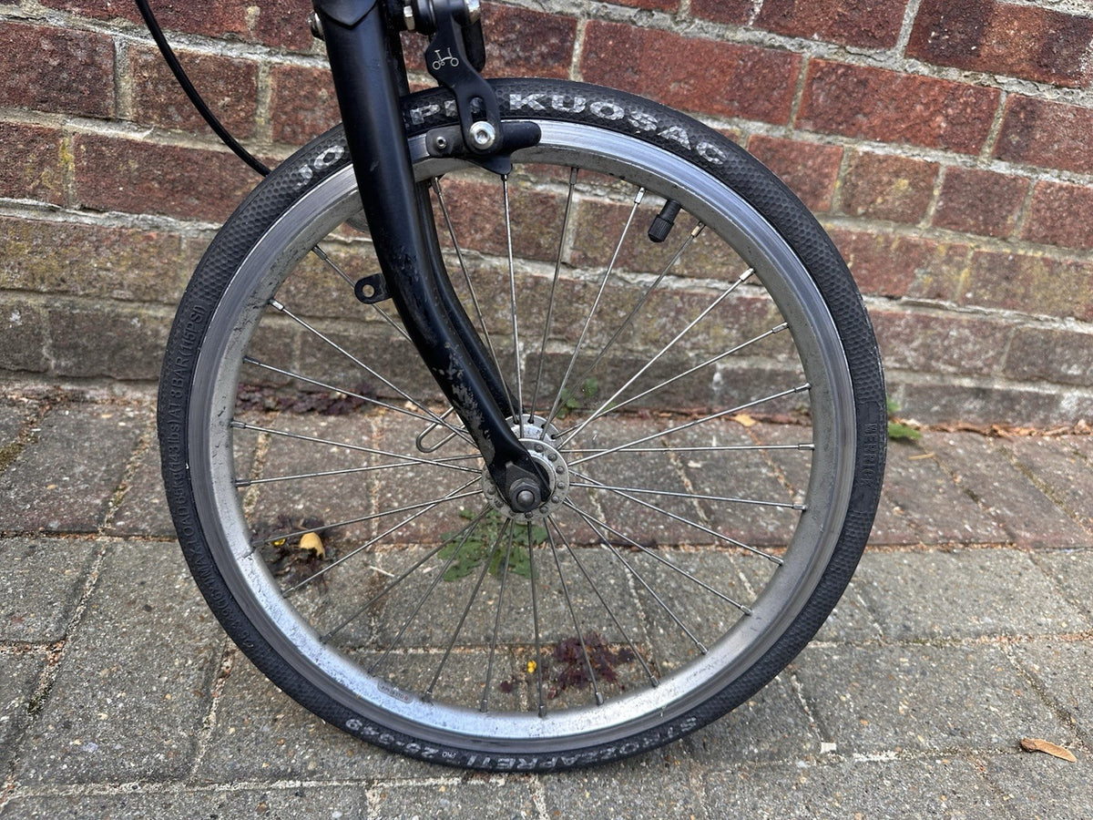Brompton Folding Bike Super light Wheels Black Single Speed