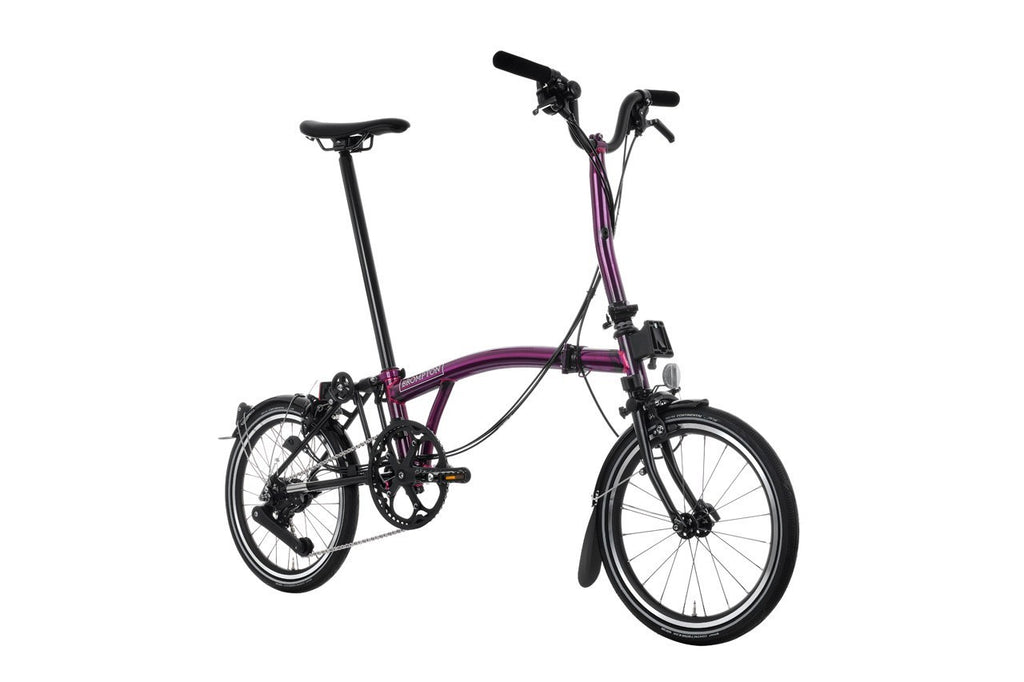 Brompton P line 4 Speed Amethyst Lacquer Mid - M4L - RRP £2539 - World Delivery