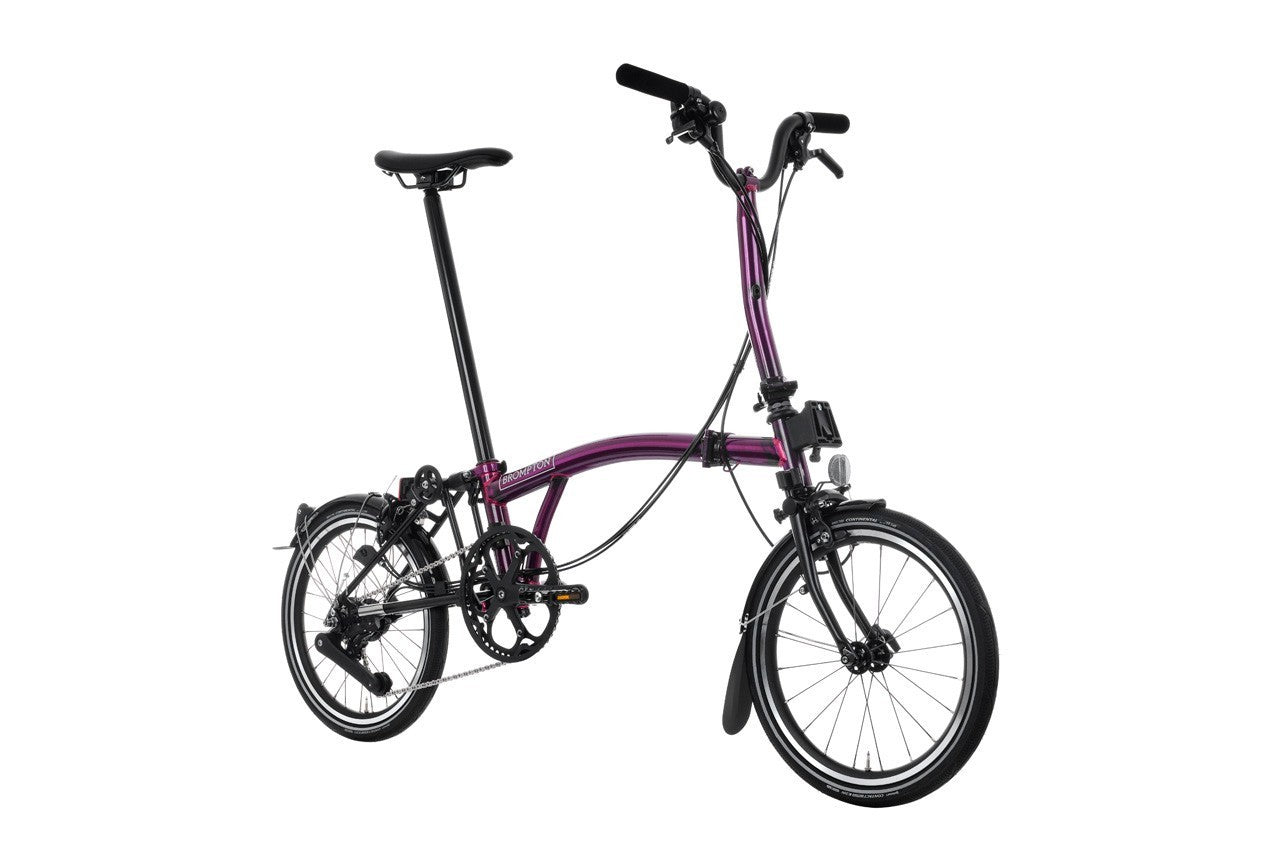 Brompton P line 4 Speed Amethyst Lacquer Mid - M4L - RRP £2539 - World Delivery