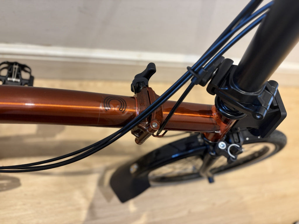 Brompton Flame Lacquer 🔥 Folding Bike 16 inch C line 6 speed