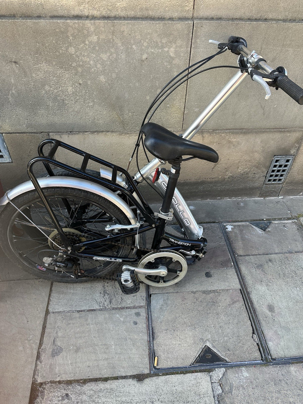 Bicycle “Apollo Transition” Folding 6 Speed Shimano Gear 20” Wheels Aluminium Al