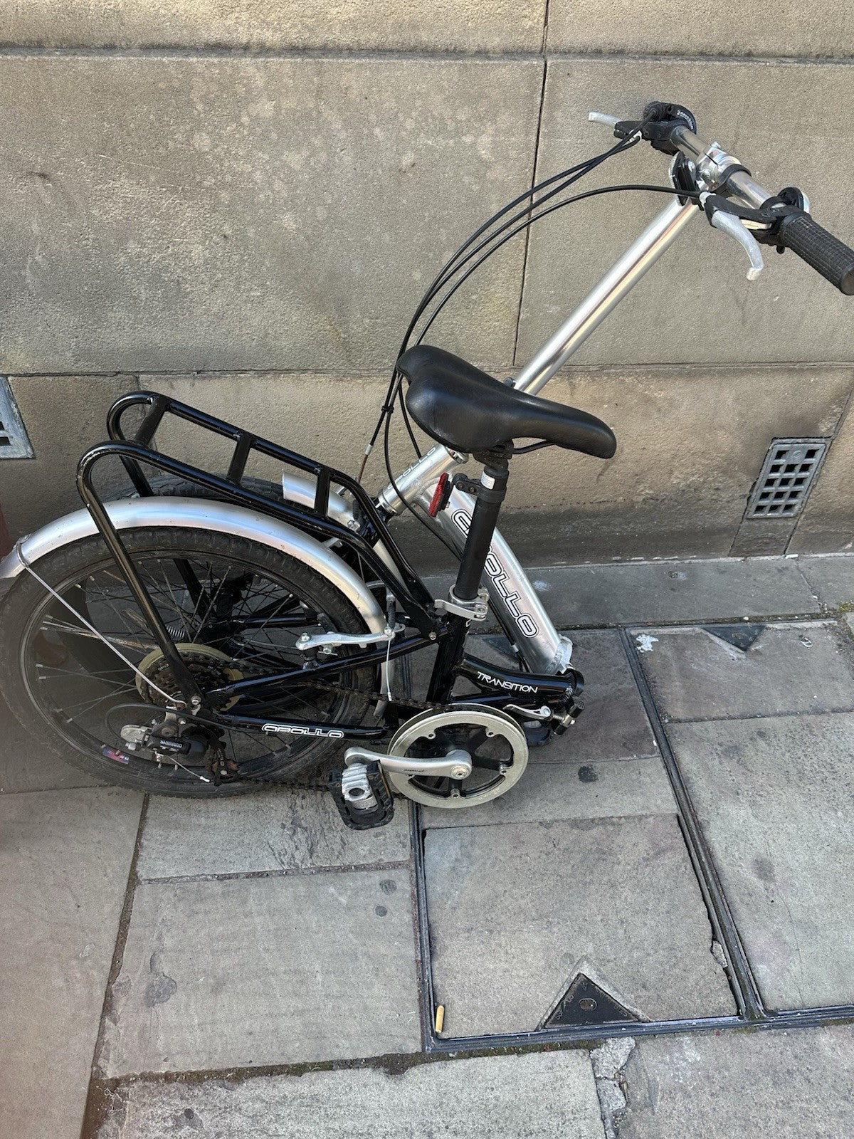 Bicycle “Apollo Transition” Folding 6 Speed Shimano Gear 20” Wheels Aluminium Al