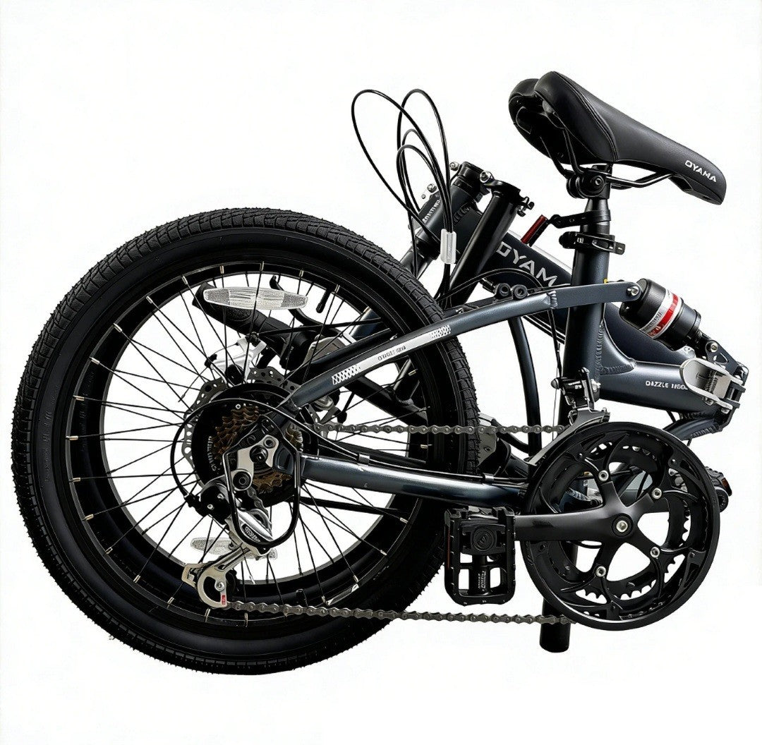 OYAMA-Dazzle 500-FOLDING Bike-Grey Folding Bike Damaged Box 20" Bike