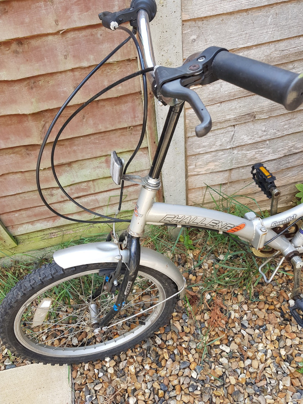 Challenge Folding Shopper Bike 6 Speed 20" Wheels Used Working