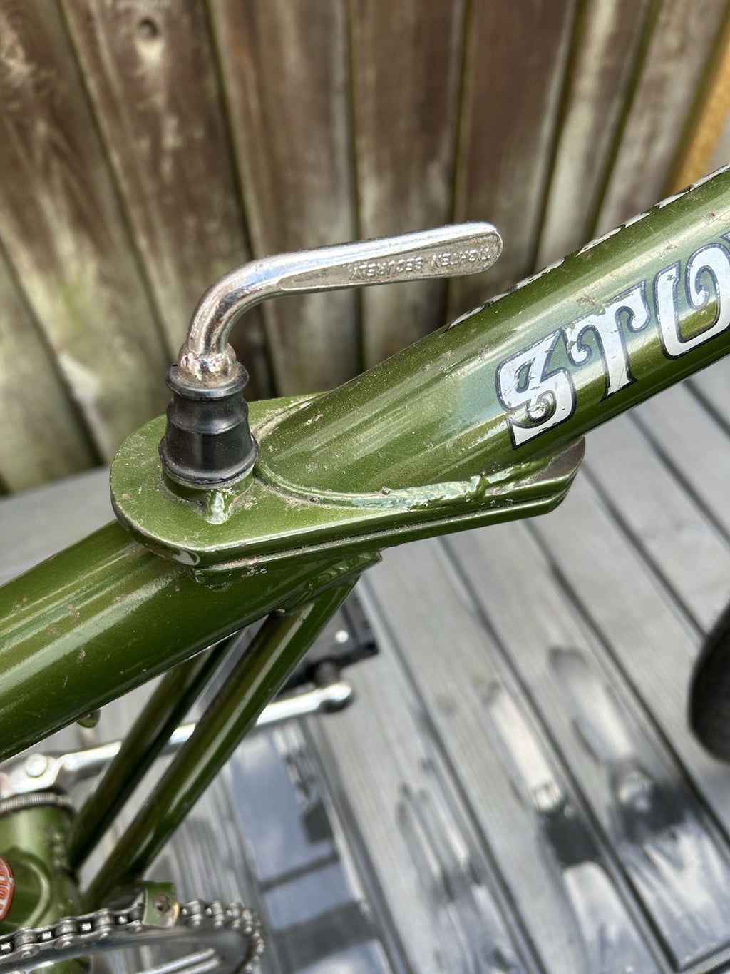 Vintage 1974 Raleigh Stowaway Folding Bike - Café Cruiser Retromod