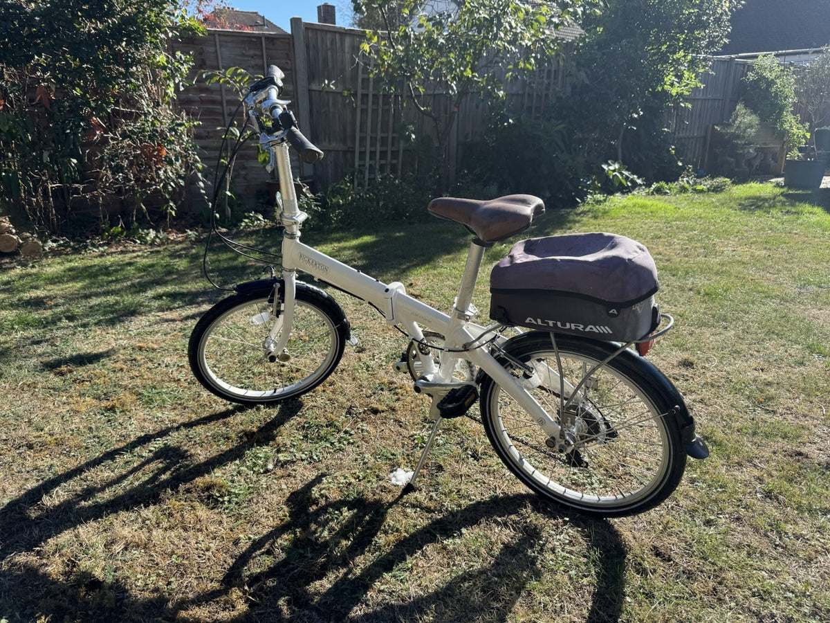 Bickerton Junction 1607 Country Folding Bike  with pannier, bike pump and lock
