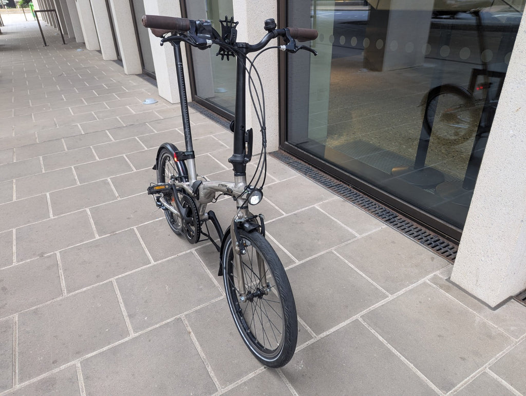 BTWIN Tilt 900 Folding Bike 9-Speed Shimano Sora, Lightweight Aluminium Frame