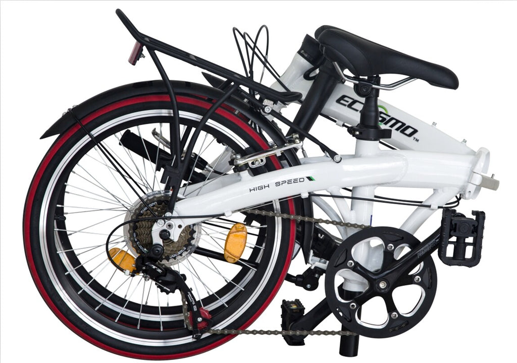 Ecosmo 20" Wheel Lightweight Alloy Folding Bicycle Bike 7 SP,11.5kg-20AF09WR