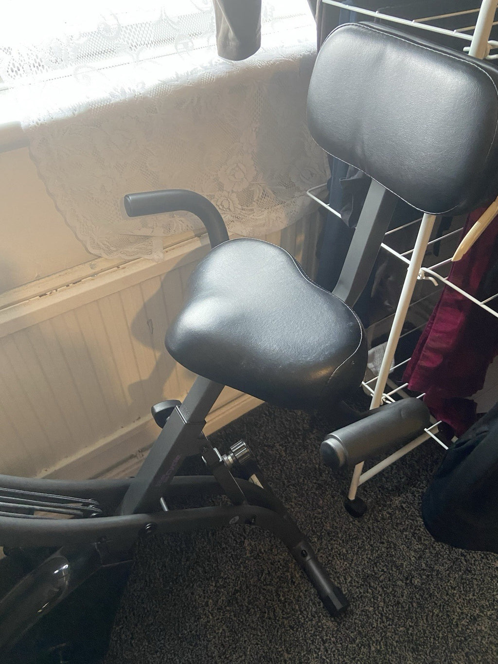 Slim Cycle foldable exercise bike worth over £200. Compact and sturdy