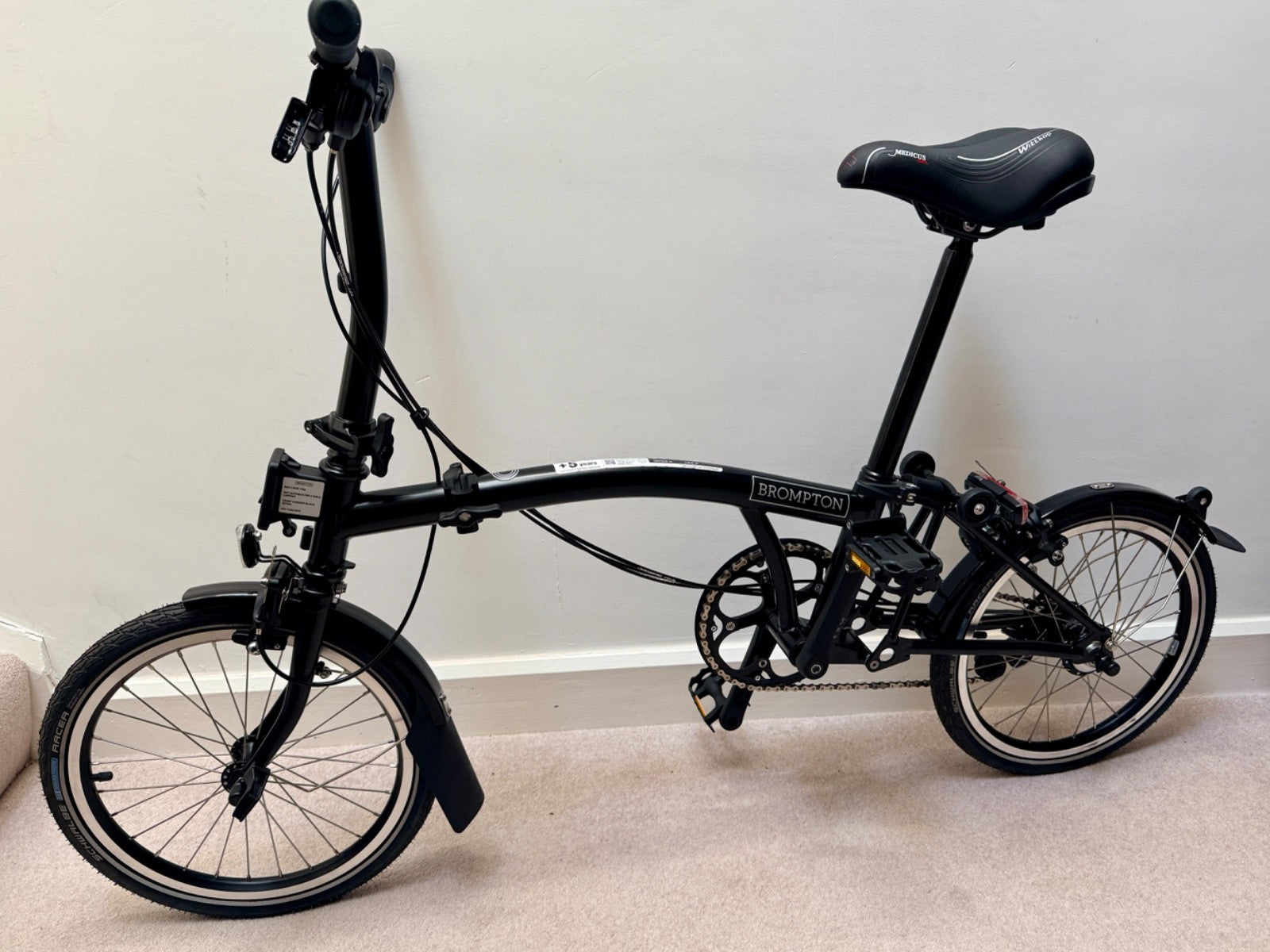 BRAND NEW 2025 BROMPTON C Line 6-speed, Low Handlebar, Folding Bike, Matt Black