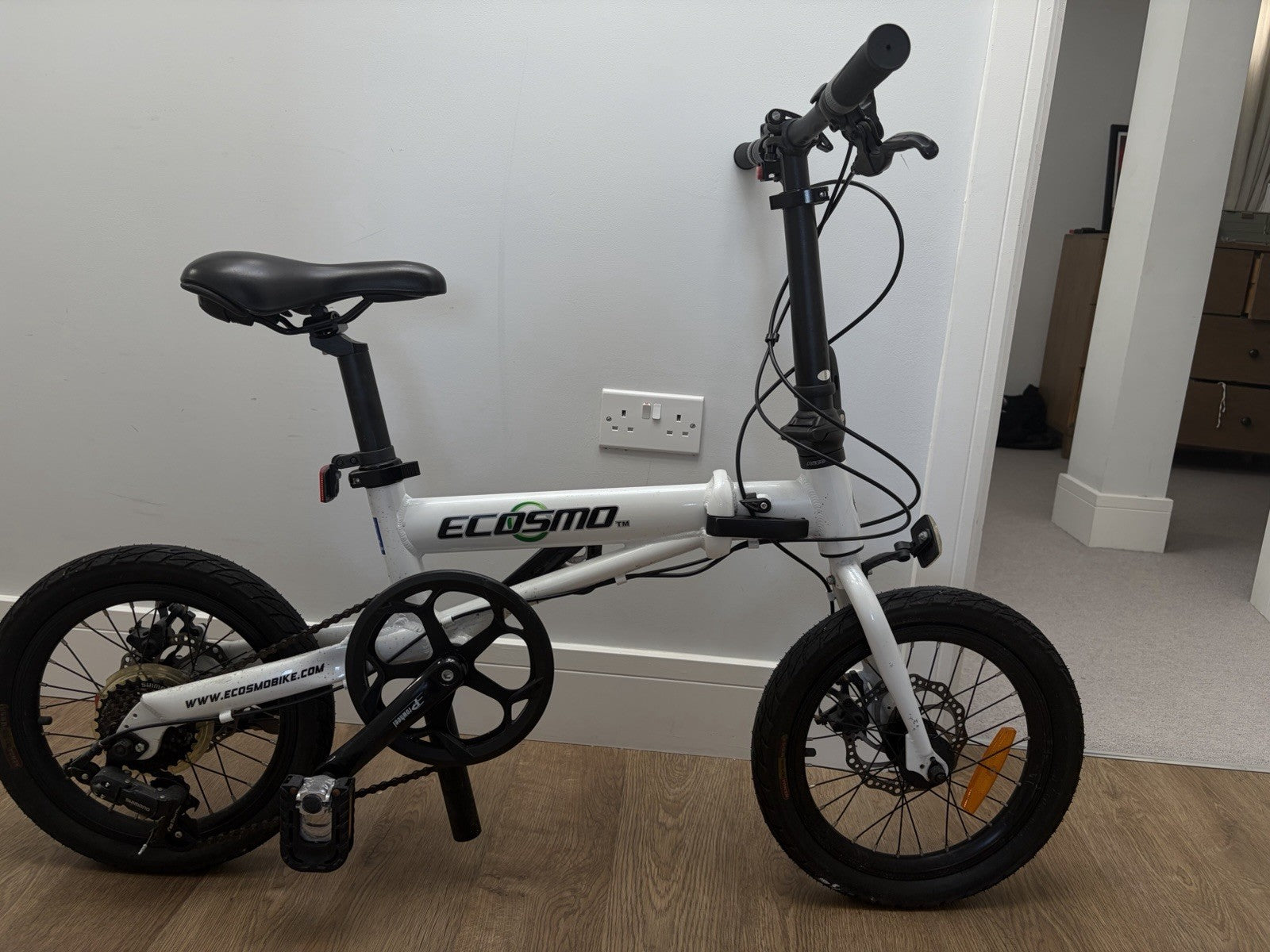 Ecosmo 20" Wheel Lightweight Folding City Bicycle Bike 7 SPSHIMANO - 20F02W