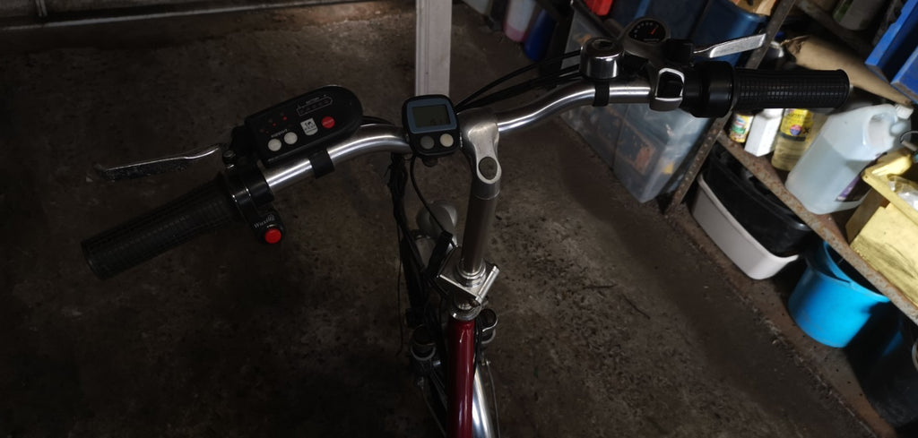 PRO-RIDER 20in E-Folding Bike 250W 36V 25km/h red
