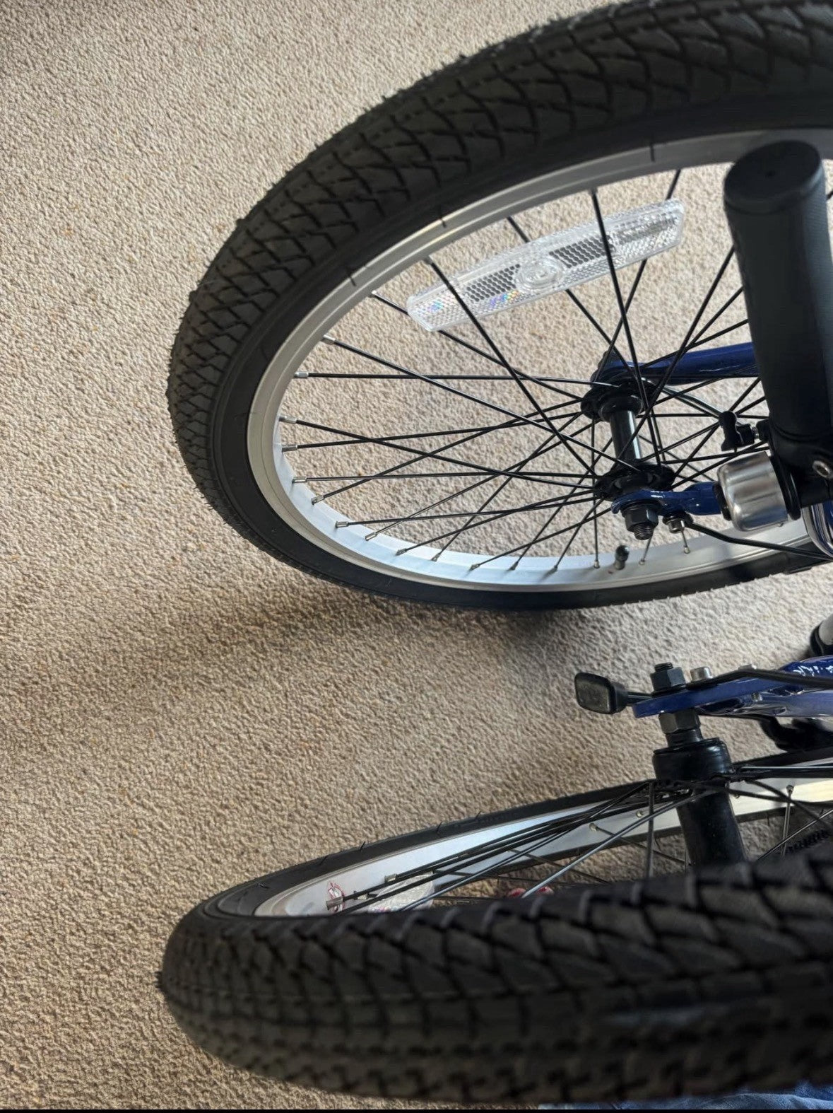Apollo Tuck 20'' Lightweight Folding Bike Single Speed Blue