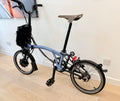 Brompton Electric C Line 6 Speed Folding Bike 2023 - Cloud Blue - RRP £3060 H6L