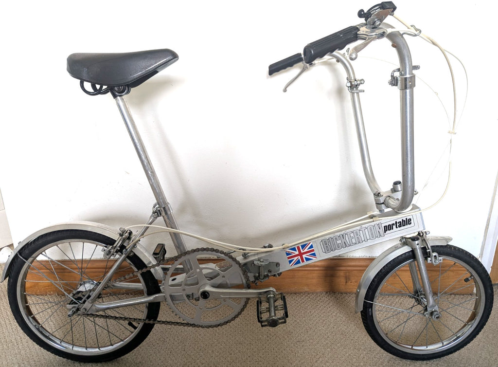 Vintage 1980 Bickerton Portable Folding Bike Compact Portable Excellent