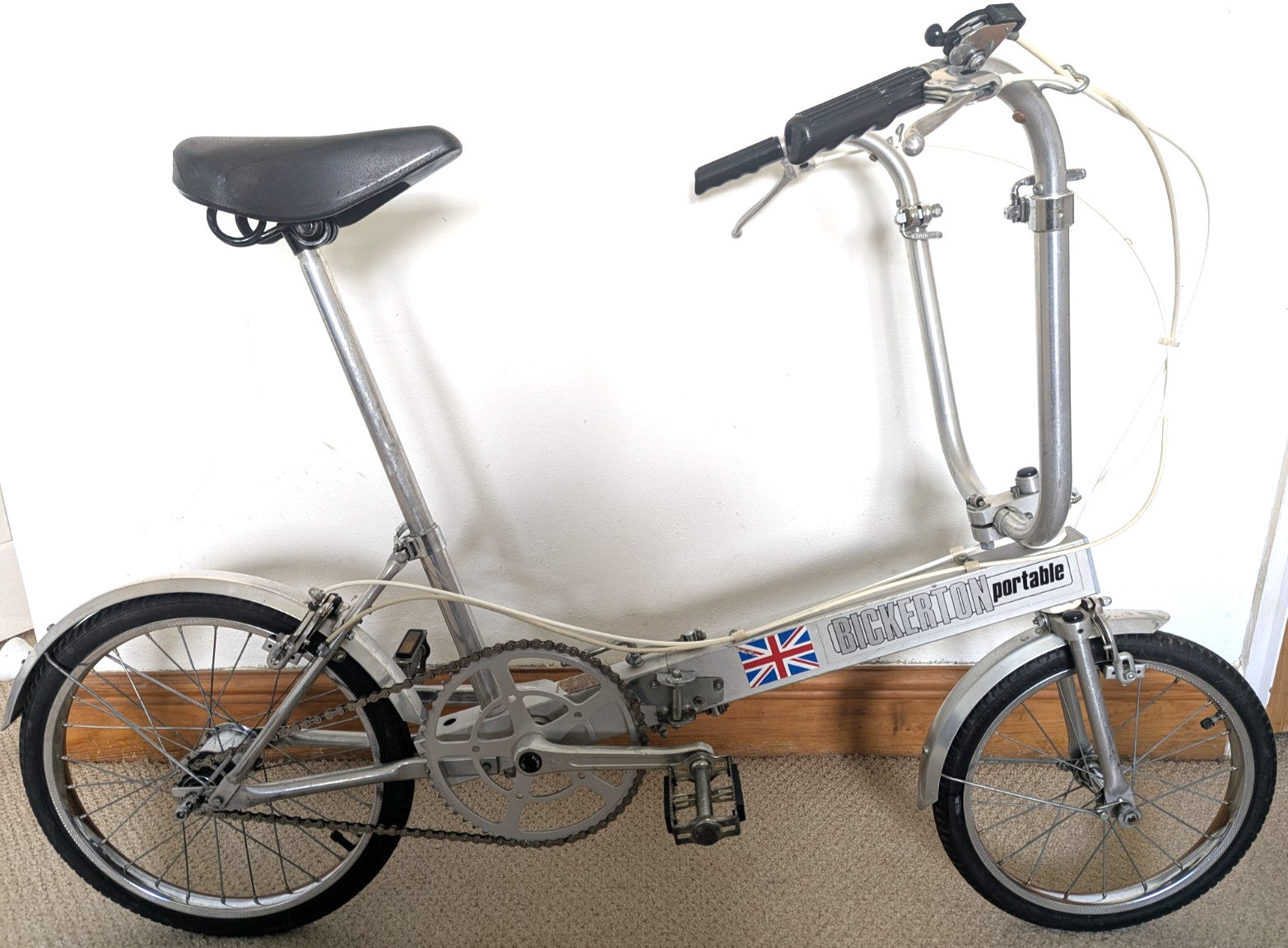 Vintage 1980 Bickerton Portable Folding Bike Compact Portable Excellent