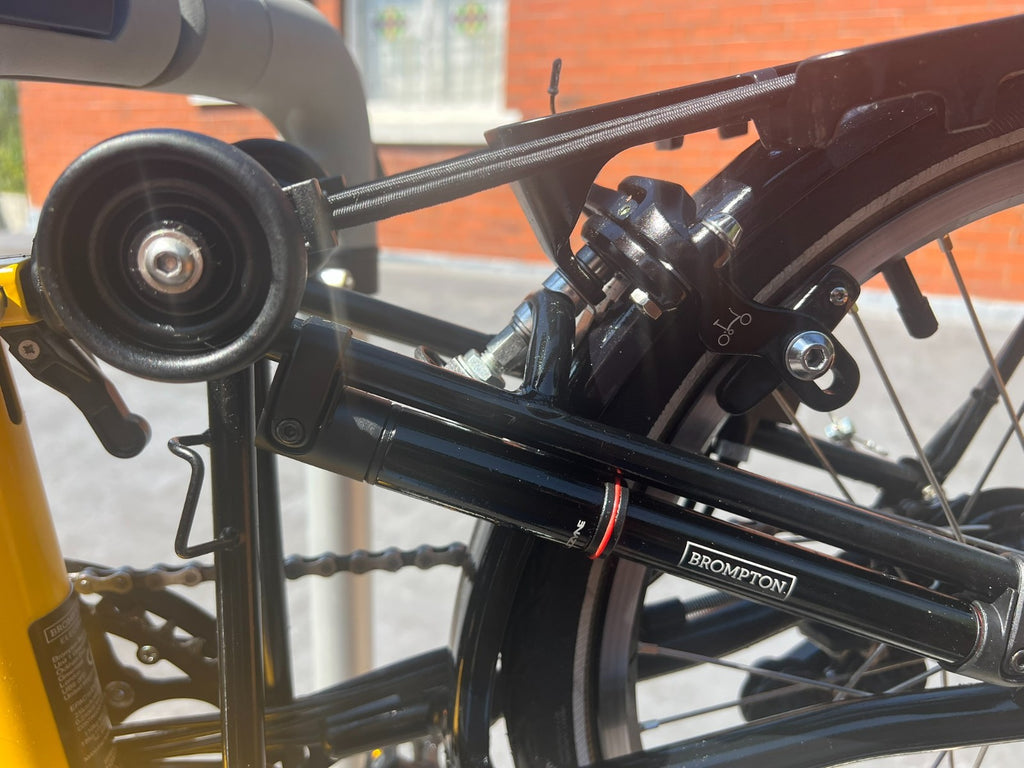 Brompton C Line 6 Speed Folding Bike Bumble bee yellow - 65 miles
