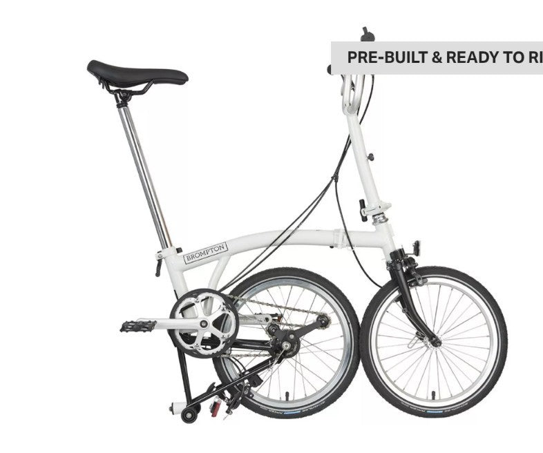 Brompton A Line White Folding Bike Bicycle New Condition